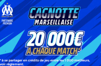 20 000€ à gagner pour chaque match de l&rsquo;OM et du PSG chez Parions Sport