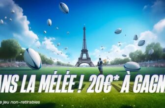 3 paris gagnés CDM rugby 2023 : 20€ offerts chez VBET