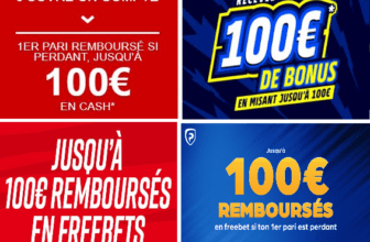 Premier pari remboursé 100€ : quelles sont les offres valides en 2026 ?