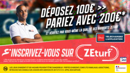 Bonus ZEturf 2026 : déposez 100€ pariez avec 200€
