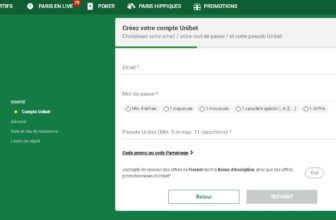 Inscription Unibet : comment créer un compte et nos conseils pour bien le gérer