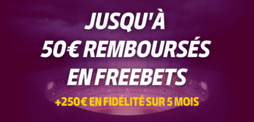 50€ + 250€ de fidélité